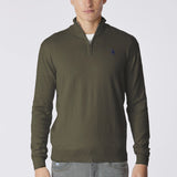 U.S. Polo Assn. Maglia 1/4 Zip - Green