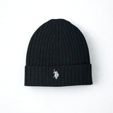 U.S. Polo Assn. Beanie misto Lana e Cashmere - Black
