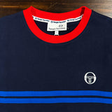 Sergio Tacchini Supermac T-Shirt - Maritime Blue/Adrenaline Rush/Nautical Blue