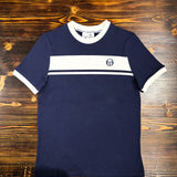 Sergio Tacchini Masters Tee - Maritime Blue/Gardenia