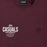 Lyle & Scott Casuals Tonal T-Shirt - Burgundy