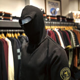 Three-Stroke x MU Archive Ninja Hooded Sweatshirt - Black