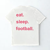 Lyle & Scott Eat Sleep Football T-Shirt - White