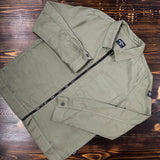 Three-Stroke Avant Garde Overshirt - Olive