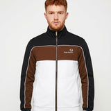 Sergio Tacchini Spiga Track Top - Black/Potting Soil/Gardenia