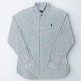U.S. Polo Assn. Button Down Stripe Shirt - Blue