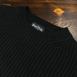 Three-Stroke Denny Crew Neck Jumper - Black