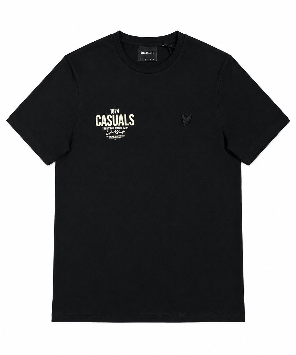 Lyle & Scott Casuals Tonal T-Shirt - Jet Black