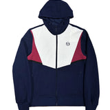 Sergio Tacchini Orizzonte Hoodie - Navy/Tibetan Red