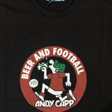 Andy Capp Beer and Football - Black/Burgundy