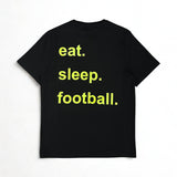 Lyle & Scott Eat Sleep Football T-Shirt - Black