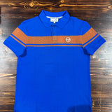 Sergio Tacchini Young Line Polo Shirt - Maritime Blue/Mocha Bisque