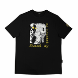 Three-Stroke x MU Archive Stand Up T-Shirt - Black