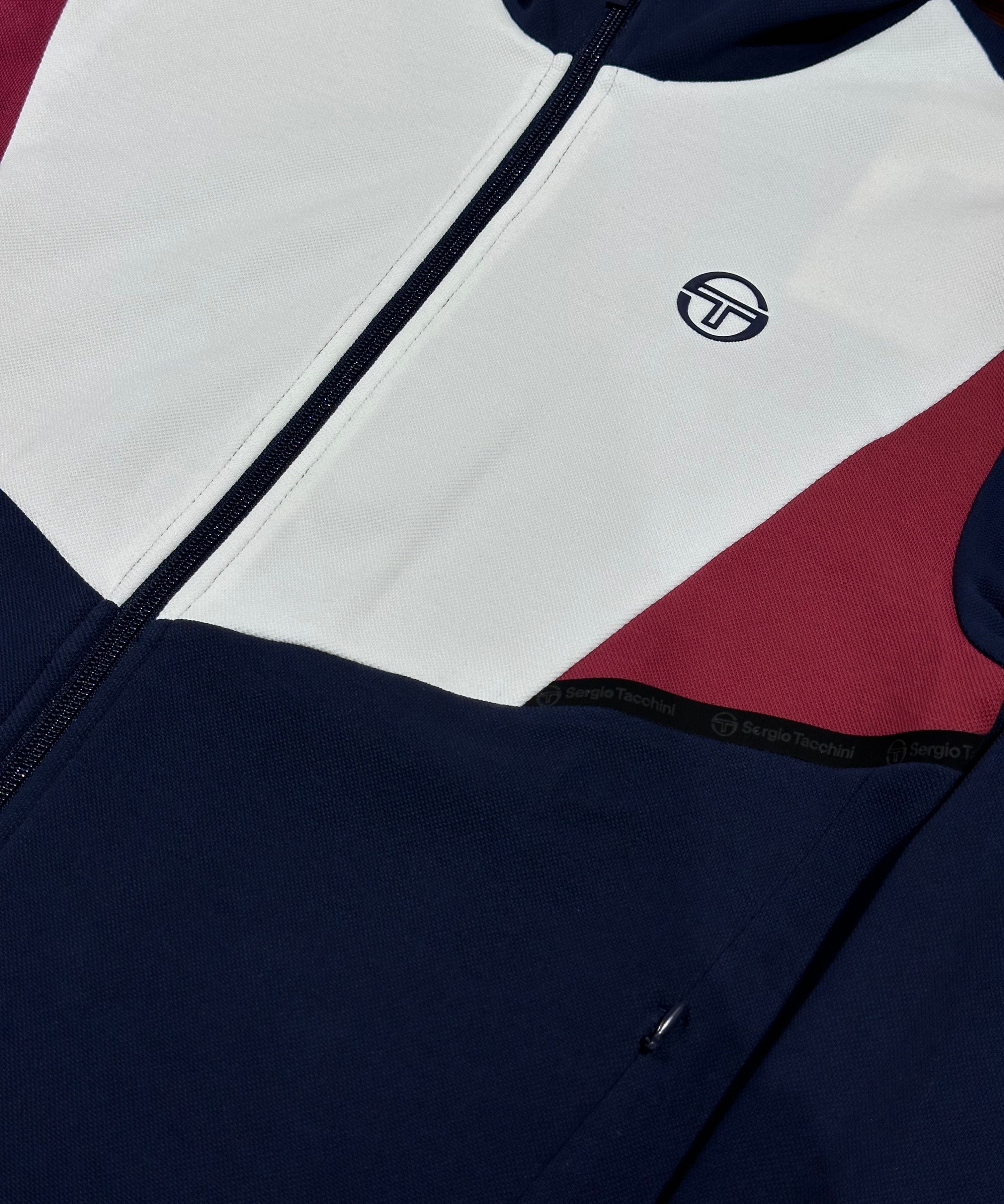 Sergio Tacchini Orizzonte Hoodie - Navy/Tibetan Red