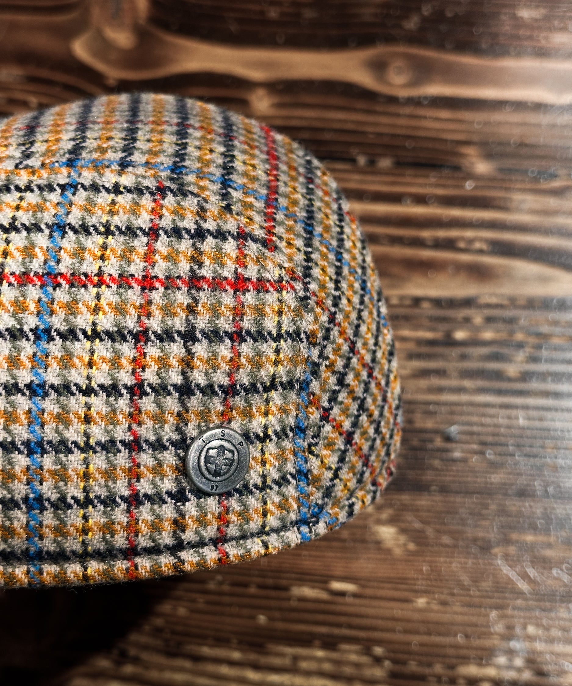 Three-Stroke Modern Cap - Mini Check