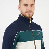 Sergio Tacchini Spiga Track Top - Maritime Blue/Deep Teal/Gardenia