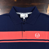 Sergio Tacchini Young Line Polo Shirt - Maritime Blue/Dubarry