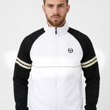 Sergio Tacchini Orion Track Top - Black/White/Peyote
