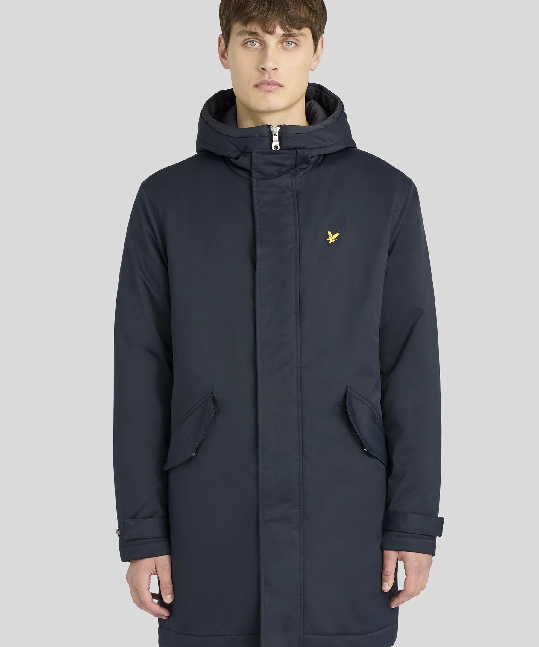 Lyle & Scott Padded Fishtail Parka - Dark Navy