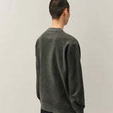 C.P. Company Brushed Emerised Diagonal Fleece Lens Sweatshirt - Raven
