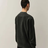 C.P. Company Brushed Emerised Diagonal Fleece Lens Sweatshirt - Black