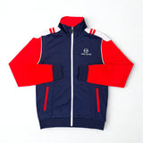 Sergio Tacchini Drive Track Top - Maritime Blue/Adrenaline Rush