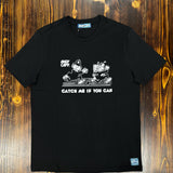 Andy Capp Catch Me If You Can T-Shirt - Black