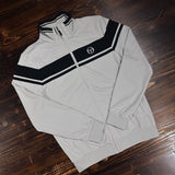 Sergio Tacchini Damarindo Track Top - Glacier Grey/Black