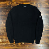 Three-Stroke Denny Crew Neck Jumper - Black