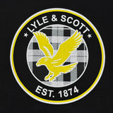 Lyle & Scott Tartan Eagle T-Shirt - Black