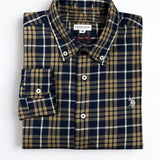 U.S. Polo Assn Kaipo Tartan Regular Fit Shirt - Dark Navy/Beige