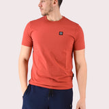 Three-Stroke Minimum T-Shirt - Burnt Orange