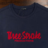 Three-Stroke The Classic T-Shirt - Navy