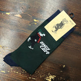 Andy Capp Socks - Dark Green