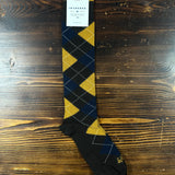 In The Box Argyle Socks - Blu/Senape