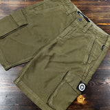 Three-Stroke Combat Shorts - Olive