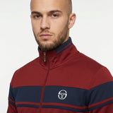Sergio Tacchini Damarindo Track Top - Merlot/Maritime Blue