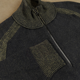 C.P. Company Polo Collar Fleece Knit - Capers
