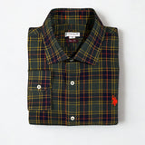 U.S. Polo Assn. Luan Tartan Shirt - Green/Gold/Navy