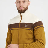 Sergio Tacchini Damarindo Track Top - Gardenia/Potten Soil/Golden Brown