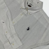 U.S. Polo Assn. Slim Fit Linen Shirt - White