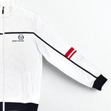 Sergio Tacchini Frankie Track Top - White/Black/Adrenaline Rush