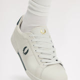 Fred Perry B722 Leather Shoes - Porcelain