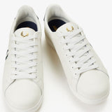 Fred Perry B722 Leather Shoes - Porcelain