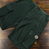 Three-Stroke Combat Shorts - Forest Green