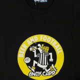 Andy Capp Beer and Football - Black/Yellow