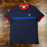 Sergio Tacchini Supermac T-Shirt - Maritime Blue/Adrenaline Rush/Nautical Blue