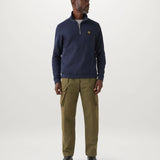 BELSTAFF Quarter Zip Sweatshirt - Dark Ink