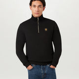 BELSTAFF Quarter Zip Sweatshirt - Black