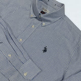 U.S. Polo Assn. Cotton Stripe Shirt - Blue